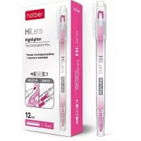 Двухсторонний текстовыделитель Hatber Hi-Lens