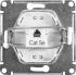 Розетка компьютерная встраиваемая Systeme Electric Glossa RJ45 UTP cat 5e цвет белый
