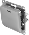 Переключатель встраиваемый Systeme Electric Glossa 1 клавиша цвет алюминий