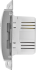 Розетка USB встраиваемый Systeme Electric Glossa цвет алюминий