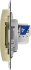 Розетка двойная компьютерная встраиваемая Systeme Electric Glossa RJ45 UTP cat 5e цвет бежевый
