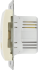 Розетка USB встраиваемая Systeme Electric Glossa цвет бежевый