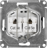 Розетка двойная встраиваемая Systeme Electric Glossa RJ45 UTP cat 5e цвет антрацит