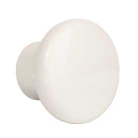 Мебельная ручка-кнопка белый