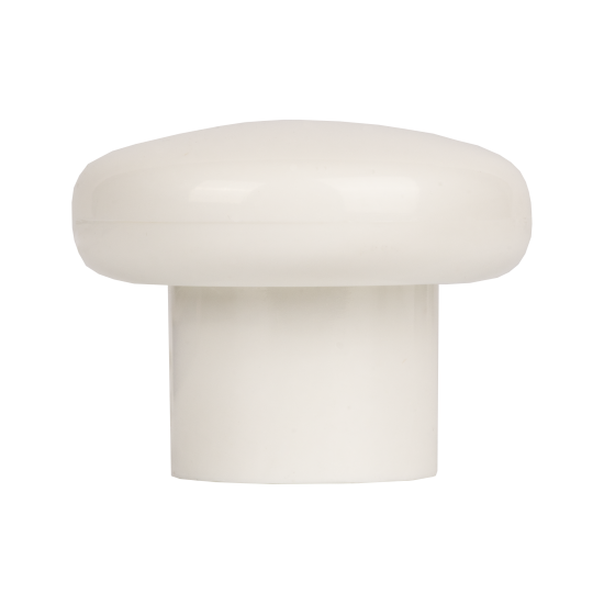 Мебельная ручка-кнопка белый