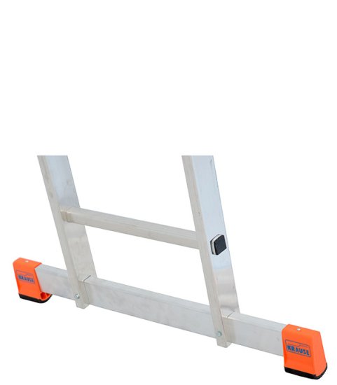 Лестница алюминиевая трансформер трехсекционная 12 ступеней Krause профессиональная