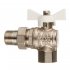 Кран шаровой латунный Valtec Base 1/2 ВР(г) х 1/2 НР(ш) бабочка с полусгоном угловой (VT.228.NW.04)