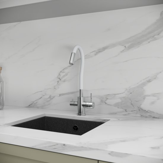 Смеситель кухонный Osgard общая высота 45.2 см цвет белый