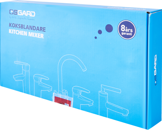 Смеситель кухонный Osgard общая высота 45.2 см цвет черный