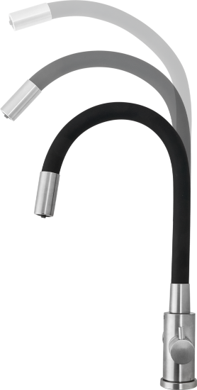 Смеситель кухонный Osgard общая высота 45.2 см цвет черный