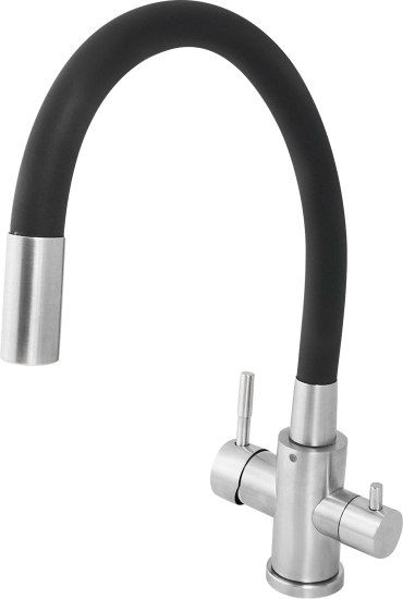 Смеситель кухонный Osgard общая высота 45.2 см цвет черный