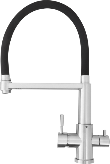 Смеситель кухонный Osgard общая высота 44 см цвет черный