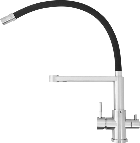 Смеситель кухонный Osgard общая высота 44 см цвет черный