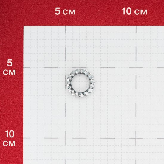 Шайба стопорная оцинкованная 12x20.5 мм DIN 6798 (4 шт.)