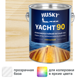 Лак яхтный Husky Yacht 90 2.7 л глянцевый