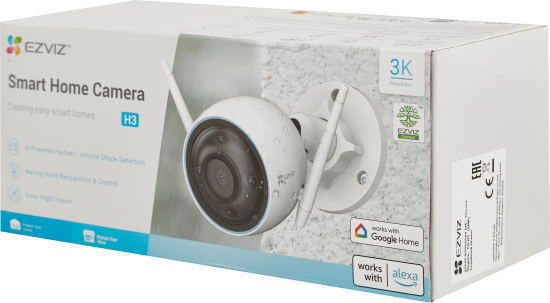 Камера видеонаблюдения уличная Ezviz CS-H3 5 Мп 1080P WI-FI цвет белый