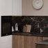 Фасад-витрина кухонного шкафа Вельск 59.7x38.1 см DELINIA ID стекло цвет черный