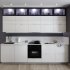 Фасад-витрина кухонного шкафа Вельск 79.7x38.1 см DELINIA ID стекло цвет черный