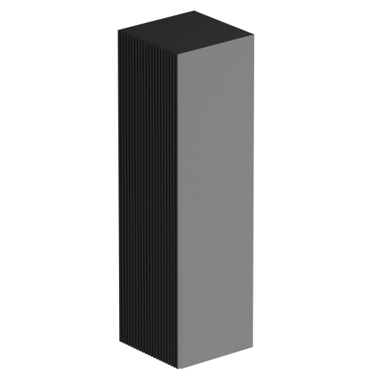 Пенал для ванной AM.PM Struktura 109x30 см МДФ/эмаль цвет черный