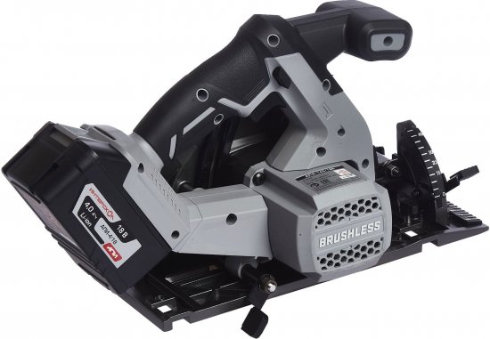 Пила циркулярная аккумуляторная Интерскол ДПА-165/18В, 18 В Li-ion 4 Ач, 165 мм