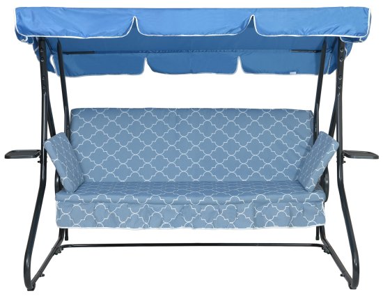 Качели садовые Naterial Losanna 3-х местные до 280 кг синий