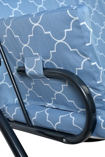 Качели садовые Naterial Losanna 3-х местные до 280 кг синий