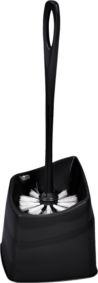 Ершик для унитаза Spin&Clean Step угловой цвет черный