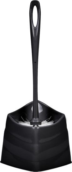 Ершик для унитаза Spin&Clean Step угловой цвет черный