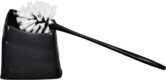 Ершик для унитаза Spin&Clean Step угловой цвет черный