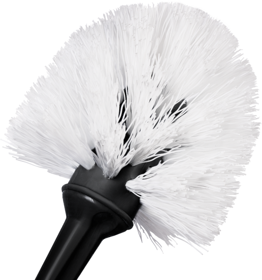 Ершик для унитаза Spin&Clean Step угловой цвет черный