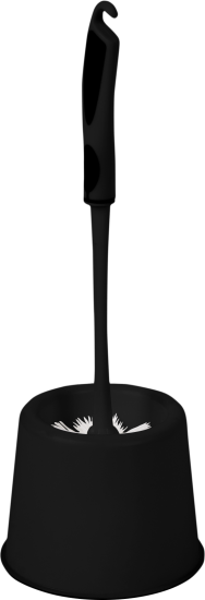 Ершик для унитаза Spin&Clean Ballet цвет черный