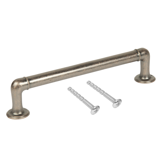 Мебельная ручка-скоба 237 128 мм античная медь