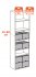 Короб для хранения Spaceo 56x33x36 см полипропилен цвет гранит