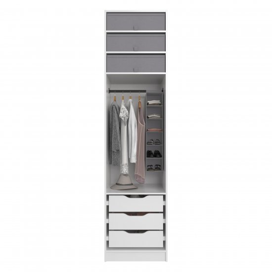 Органайзер подвесной Spaceo 4 отделений 30x94x30 см полиэстер цвет гранит