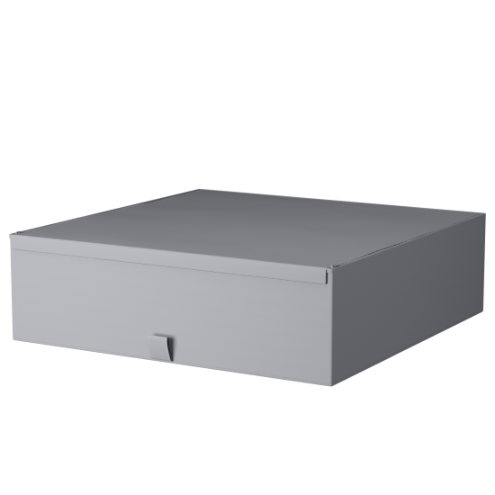 Короб для хранения Spaceo 56x16.5x56 см полипропилен цвет гранит
