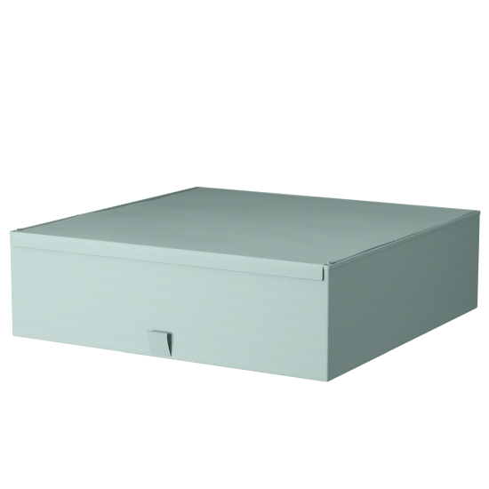 Короб для хранения Spaceo 56x16.5x56 см полипропилен цвет лагуна
