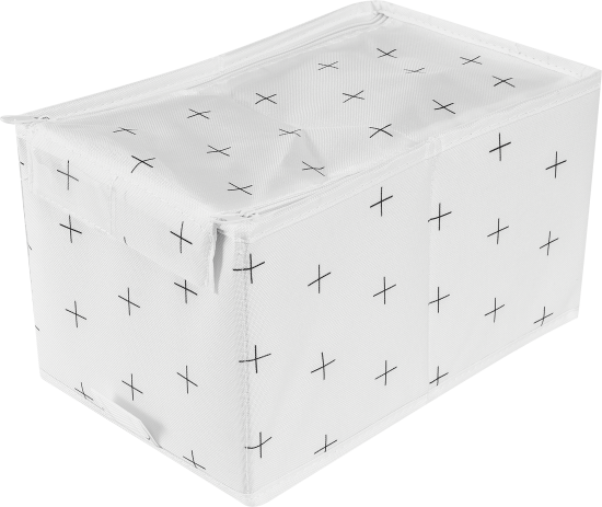 Короб для хранения Spaceo 18x16.5x28 см полиэстер цвет белый