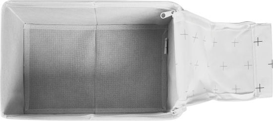Короб для хранения Spaceo 18x16.5x28 см полиэстер цвет белый