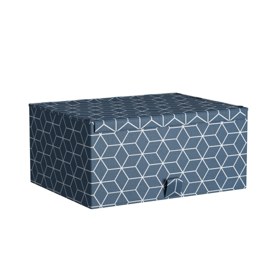 Короб для хранения Spaceo 36x16.5x28 см полиэстер цвет синий