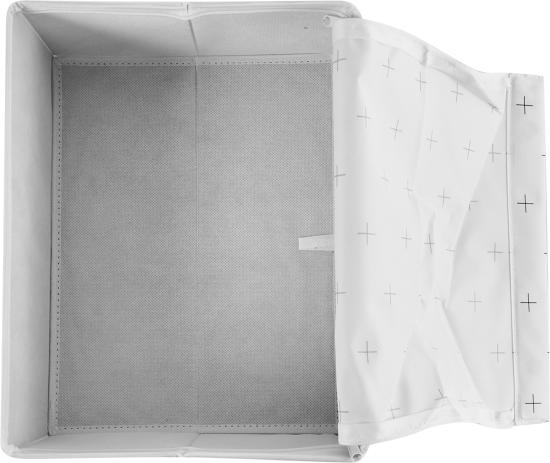 Короб для хранения Spaceo 36x16.5x28 см полиэстер цвет белый