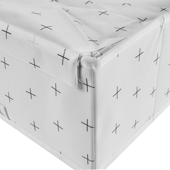 Короб для хранения Spaceo 36x16.5x28 см полиэстер цвет белый