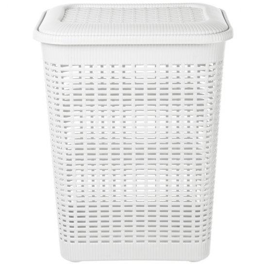 Корзина для белья Econova цвет белый
