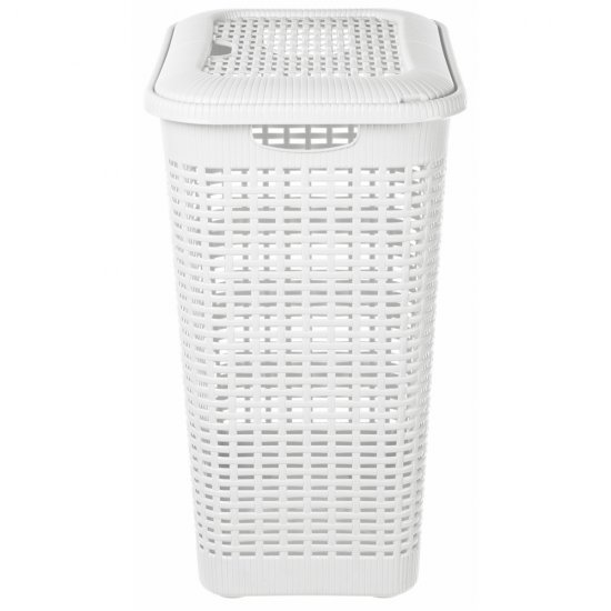 Корзина для белья Econova цвет белый
