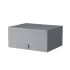 Короб для хранения Spaceo 36x16.5x28 см полипропилен цвет гранит