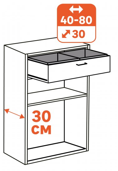 Органайзер Spaceo 20.6x12x16 см полиэстер цвет гранит