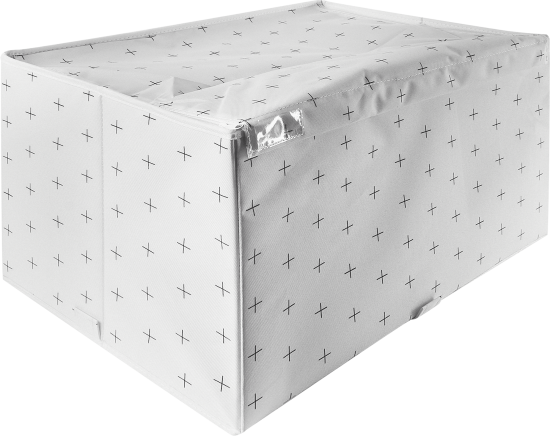 Короб для хранения Spaceo 56x33x36 см полиэстер цвет белый