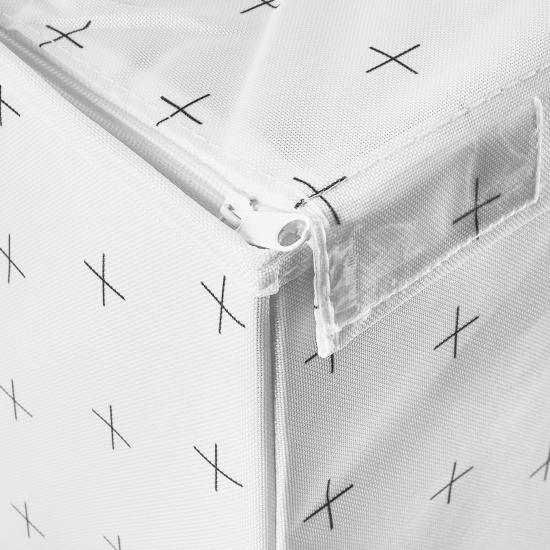 Короб для хранения Spaceo 56x33x36 см полиэстер цвет белый