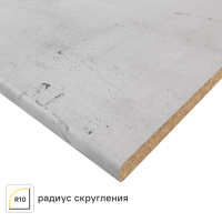 Столешница кухонная Slotex Фристайл 300x60x2.5 см ДСП цвет серый