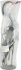 Фигура декоративная Цапля пластик 71x16x70 см