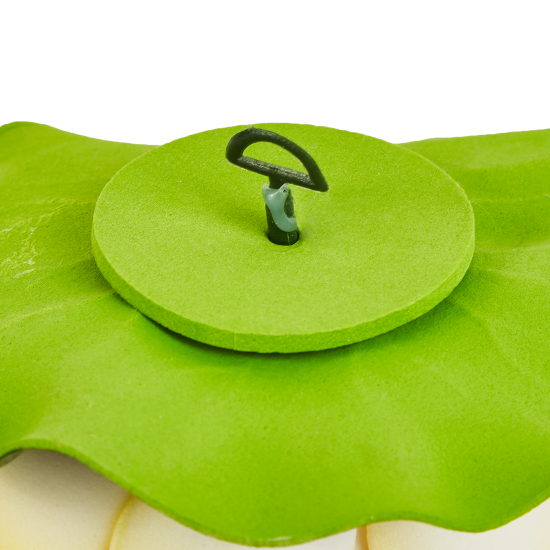 Цветок для водоема Ecotec Бутон лотоса пластик желтый ø13 см